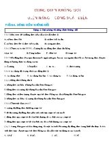 Bài tập trắc nghiệm Vật lí 11 - Bài 8 Dòng điện không đổi - điện năng - công suất điện (Có đáp án)